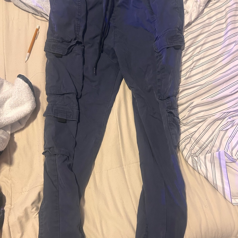PacSun Charcoal Cargo Pants for Men